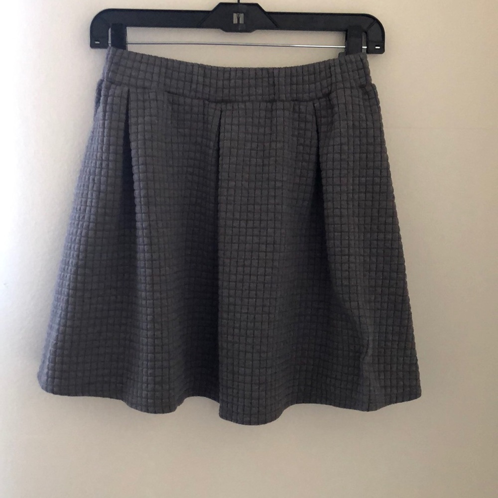 Grey quilted inspired skirt